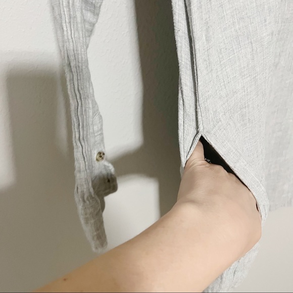 Marine Layer Cecilia Popover top tunic Grey Size S - Picture 6 of 7